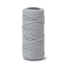 ARTEMIO - Bobine de Ficelle Coton Câblé - 4 mm x 33 m - Gris