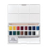 Winsor & Newton - Boîte Aquarelle Cotman Pocket Complète 16 Demi-Godets