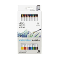 Winsor & Newton - Crayons Aquarellables Precision - Boîte de 12