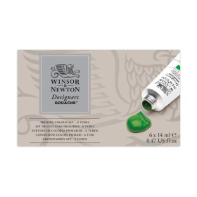 Winsor & Newton - Designers Gouache Primary Set 6 x 14ml