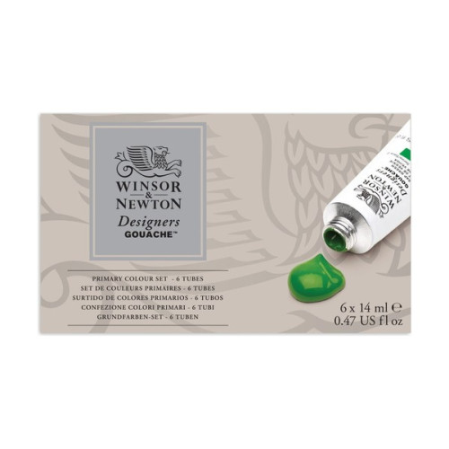 Winsor & Newton - Designers Gouache Primary Set 6 x 14ml