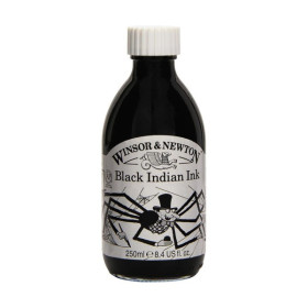 Winsor & Newton - Black Indian Drawing Ink - 250ml
