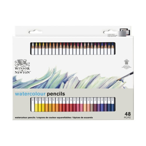 Winsor & Newton - Studio Collection Watercolour Pencils - Tin of 48