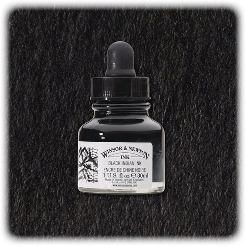 Winsor & Newton - Drawing Ink - 30ml - Waterproof Black