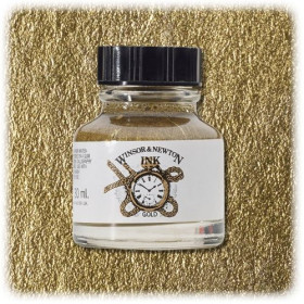 Winsor & Newton - Encre à Dessiner - 30ml - Or