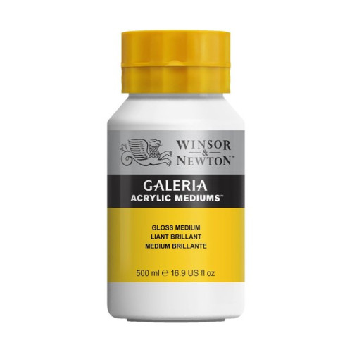 Winsor & Newton - Médium Brillant Galeria (Acrylique) - 500ml