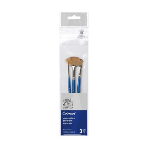 Winsor & Newton - Set de Pinceaux Aquarelle Cotman - Set de 3