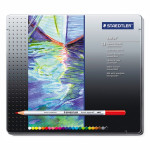 STAEDTLER - Karat Aquarell - Crayons de Couleur Aquarellables - Set de 24 Couleurs