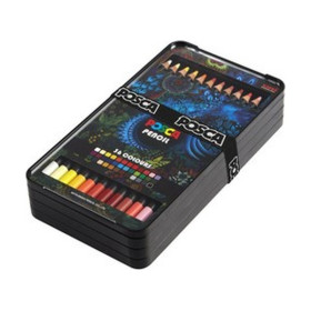 POSCA - Crayons de Couleur Pencil - Set de 36