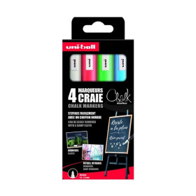 POSCA - Feutres Craie PWE-5M 4 mm - Set de 4