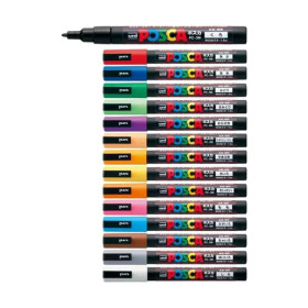 POSCA - Marqueurs PC-3M - Set de 15