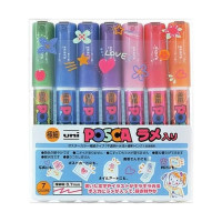 POSCA - PC-3M Markers - Set of 7 - Glitter