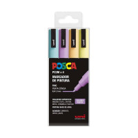 POSCA - Marqueurs PC-3M - Étui de 4 - Pastels