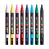 POSCA - Marqueurs PC-3M - Set de 8 - Édition Pop