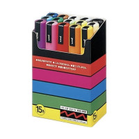 POSCA - Marqueurs PC-5M - Set de 15