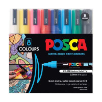 POSCA - Marqueurs PC-5M - Set de 8