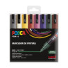 POSCA - PC-5M Markers - Case of 8 - Dark Colours