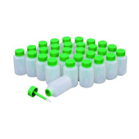 O'Color - Flacons vides avec pinceau intégré et système anti-verse - 80 ml (Lot de 15)