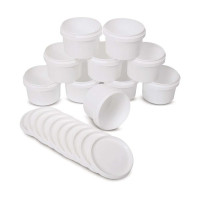 O'Color - Pots avec Couvercles à Clipser - 250 ml (Lot de 10)