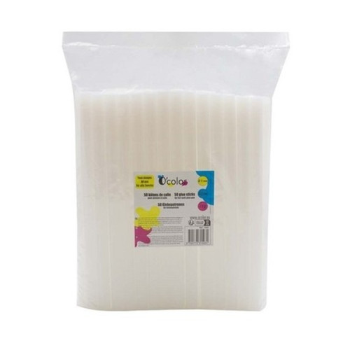 O'Color - Bâtons de Colle Tous Usages - Lot de 50 - Ø 11 x 20 cm