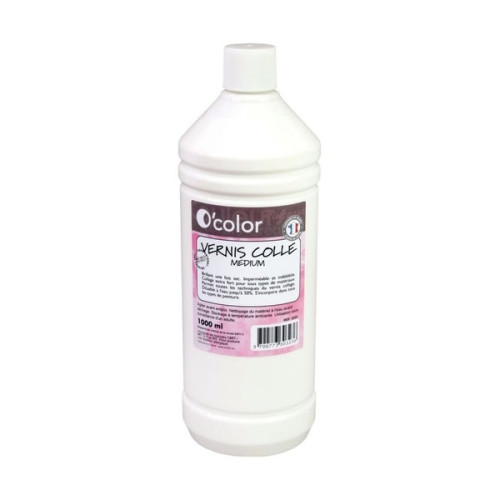 O'Color - Vernis Colle Brillant Déco Pro - Flacon 1L