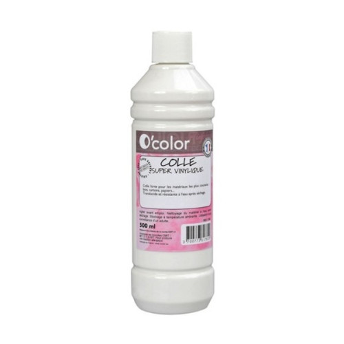 O'Color - Colle Super Vinylique - Flacon 500 ml