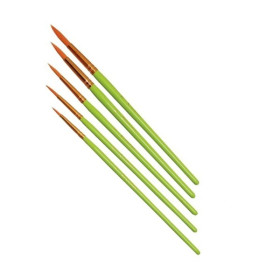 O'Color - Pinceaux Synthétiques Ronds - N°16 (Lot de 10)