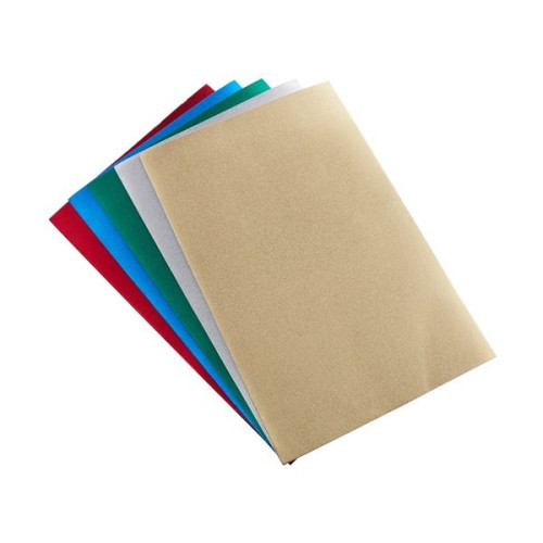 O'Color - Feuilles Caoutchouc Mousse Métallisé - Lot de 10 - 20x30cm