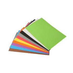 O'Color - Feuilles Caoutchouc Mousse - Lot de 10 Assorties 30 x 40 cm