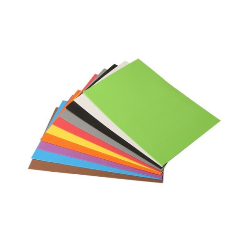 O'Color - Feuilles Caoutchouc Mousse - Lot de 10 Assorties 30 x 40 cm