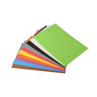 O'Color - Feuilles Caoutchouc Mousse - Lot de 10 Assorties 30 x 40 cm