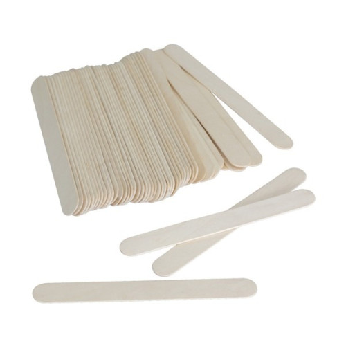 O'Color - Bâtonnets de Glace en Bois - Grand Format 150x17 mm (Lot de 100)
