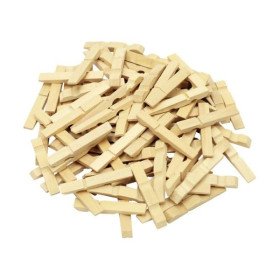 O'Color - Pinces à Linge Bois - 45 mm (Lot de 500)