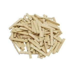 O'Color - Pinces à Linge Bois - 72 mm (Lot de 500)