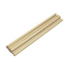 O'Color - Baguettes Rondes en Bois - Ø 12 mm x 33 cm - Lot de 20