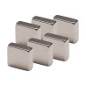 O'Color - Aimants Puissants Néodyme - Lot de 6 (10x10x5 mm)
