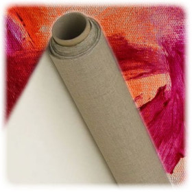 ARPLEN - Toile en Rouleau - Polycoton 2140 - Coton / Polyester / Viscose - Grain Moyen - 1,05 m - 350 g/m²