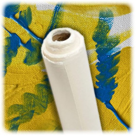 ARPLEN - Toile en Rouleau - Coton Loneta - 100% Coton - Grain Moyen - 1,05 m - 487 g/m²