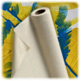 ARPLEN - Toile en Rouleau - Coton Loneta - Sans Apprêt (Brut) - 100% Coton - 2,10 m