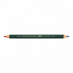 Faber-Castell - CASTELL COLOR 873 - Crayon Bi-Color - Rouge & Bleu