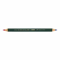 Faber-Castell - CASTELL COLOR 873 - Crayon Bi-Color - Rouge & Bleu