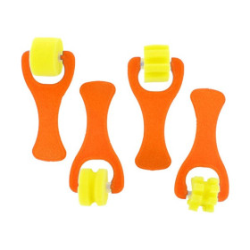 Cléopâtre - Set of 4 Foam Rollers - Fancy Patterns - 25 mm