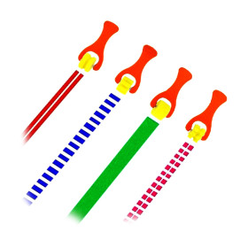 Cléopâtre - Set of 4 Foam Rollers - Fancy Patterns - 25 mm