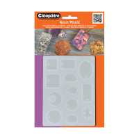 Cléopâtre - Résin'Mould - Silicone Mould - 12 Geometric Pendants