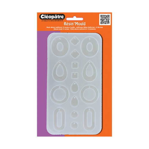 Cléopâtre - Résin'Mould - Moule Silicone - Boucles d'Oreilles
