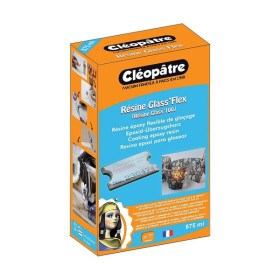 Cléopâtre - Glass'Flex - Résine Epoxy Flexible - 875 ml