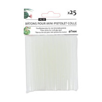 Cléopâtre - Glue Sticks Ø7 mm - Pack of 25 - Mini Glue Gun