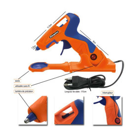 Cléopâtre - Cléo'GUN 3D Paint - Pistolet à Colle Sans Fil