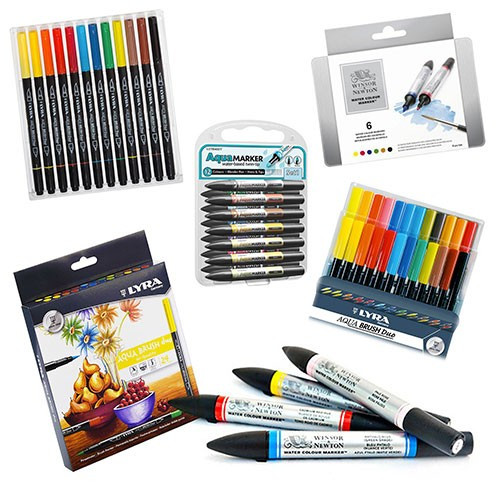 Feutres Aquarellables